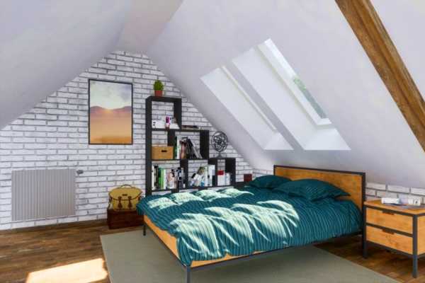 Decorate A Slanted Wall Bedroom