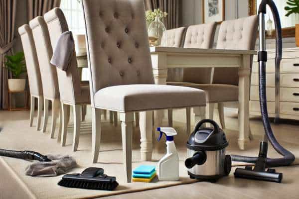 Preparing Your Chairs for Cleaning
Clean Upholstered Dining Chairs