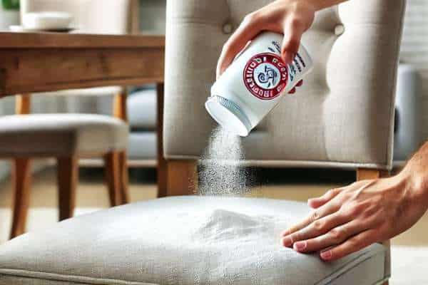 Baking Soda Neutralizes Fabric Odors
Clean Cloth Dining Room Chairs