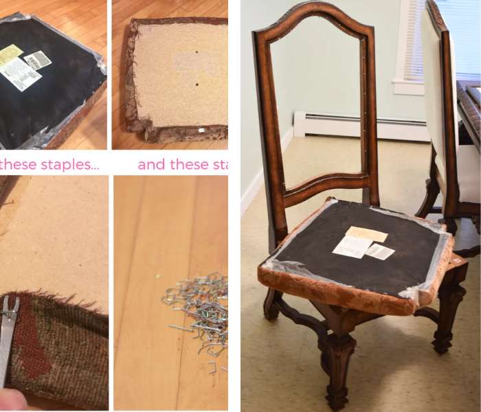 Cleaning and Prepping the Chair for New Upholstery
How to Reupholster a Dining Room Chair Seat and Back