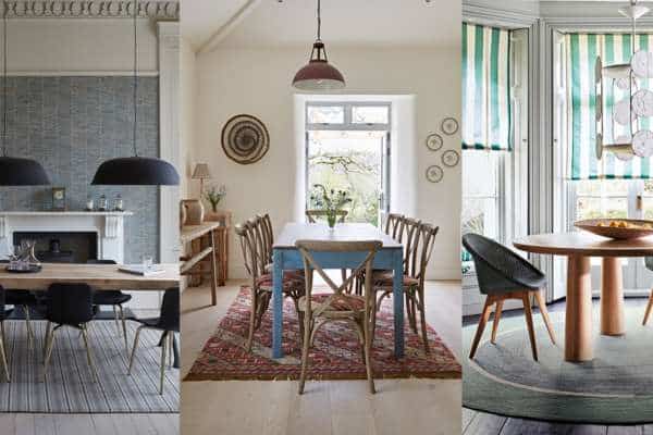 The Perfect Rug Size for Various Table Shapes (Round, Rectangular, and Square)
How to Choose a Rug for Dining Room