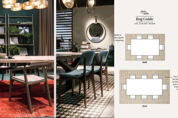 Rectangular Dining Table: How to Choose the Right Rug Size
what size rug for dining room