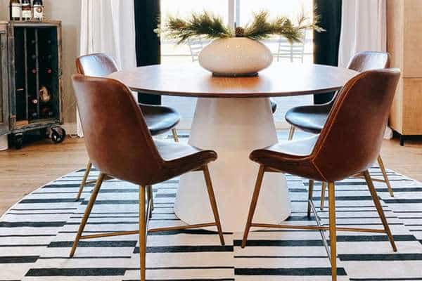 Round Dining Table: Ideal Rug Sizes and Tips
what size rug for dining room