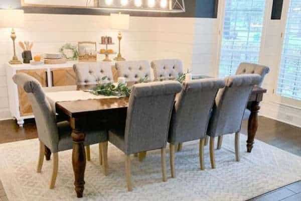 Why Rug Size Matters in a Dining Room:
What Size Rug goes Under a Dining Room Table