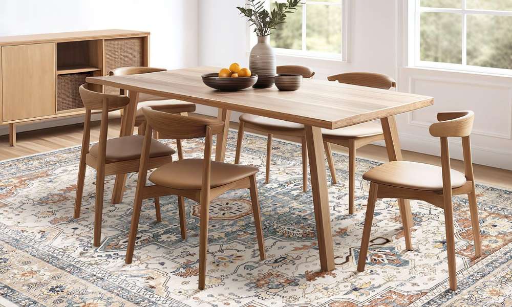 What Size Rug for Dining Room Table With 6 Chairs