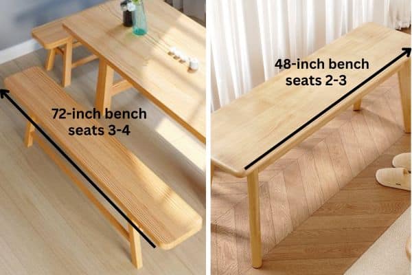 Number of People You Want to Seat: Finding the Right Fit
How Long should a Dining Bench be