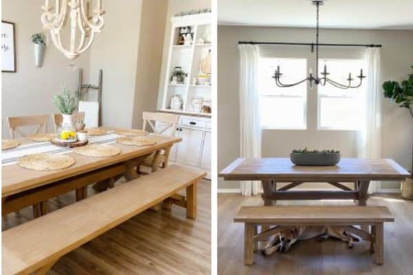 Table Width: The Hidden Influence on Bench Length
What Size Bench for Dining Table